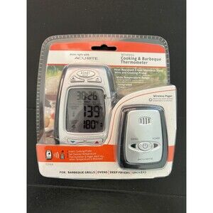 AcuRite Wireless Cooking & Barbeque Thermometer Digital with Pager 03168 NEW